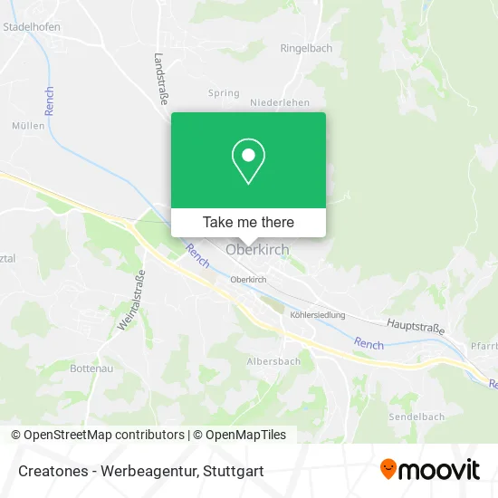 Карта Creatones - Werbeagentur
