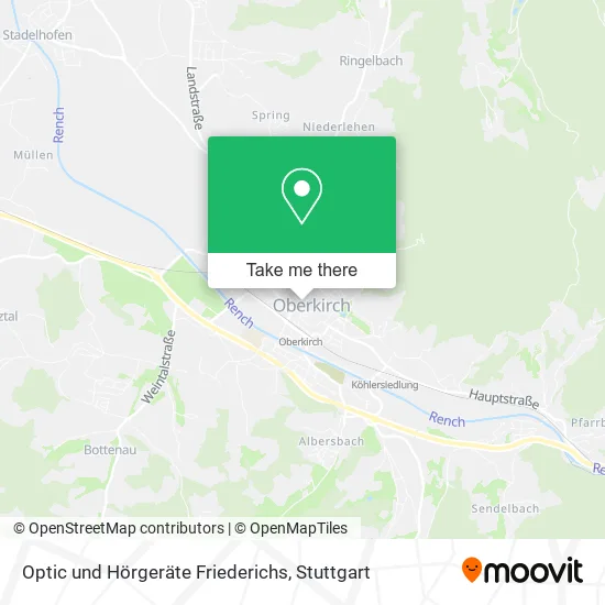 Карта Optic und Hörgeräte Friederichs