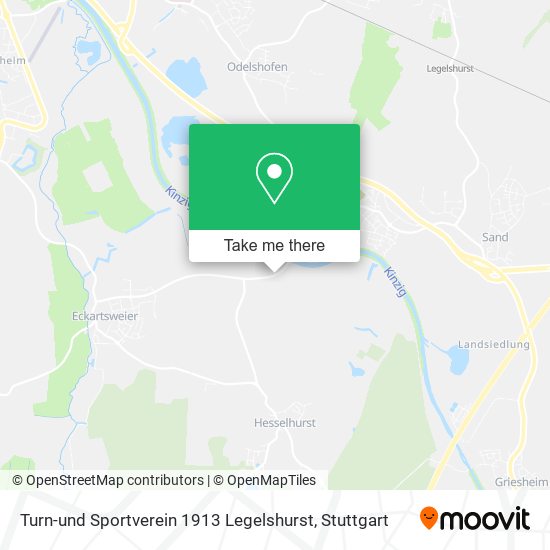 Turn-und Sportverein 1913 Legelshurst map