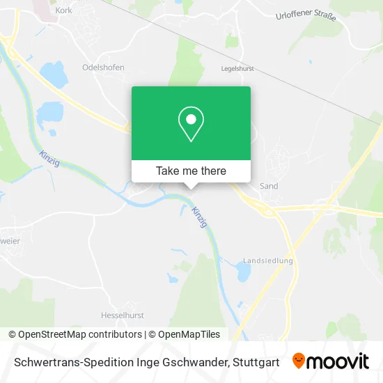 Карта Schwertrans-Spedition Inge Gschwander