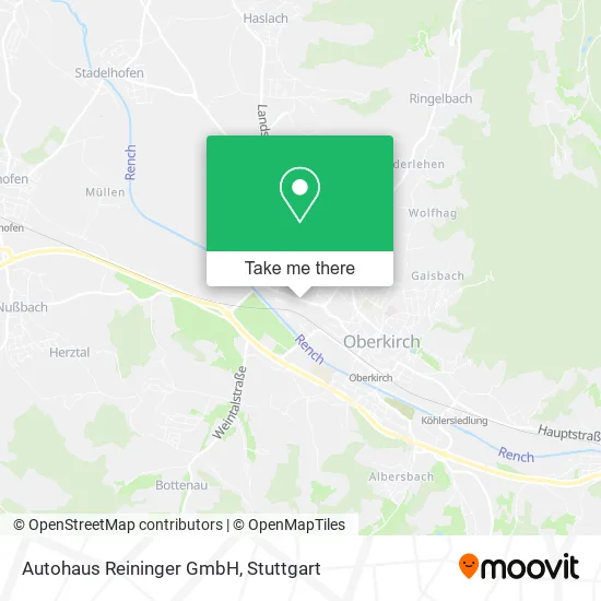 Карта Autohaus Reininger GmbH