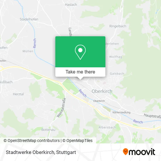 Карта Stadtwerke Oberkirch