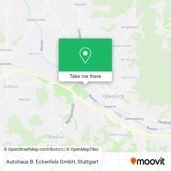 Карта Autohaus B. Eckenfels GmbH