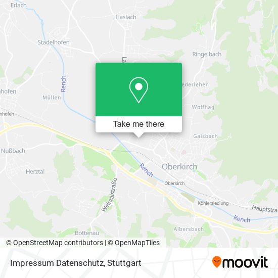 Impressum Datenschutz map