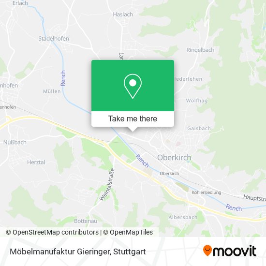 Möbelmanufaktur Gieringer map