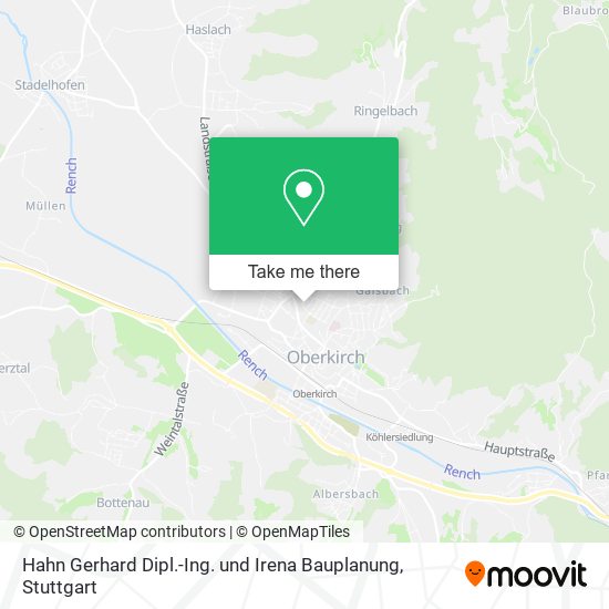 Карта Hahn Gerhard Dipl.-Ing. und Irena Bauplanung