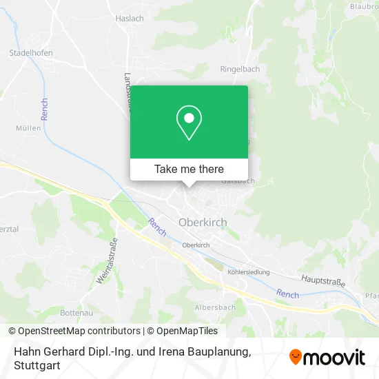Карта Hahn Gerhard Dipl.-Ing. und Irena Bauplanung