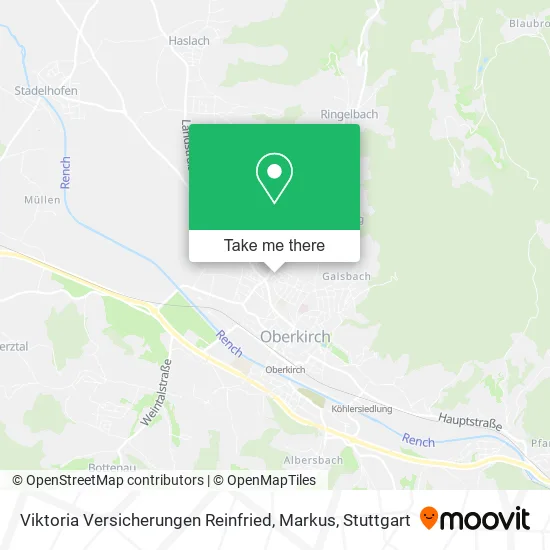 Карта Viktoria Versicherungen Reinfried, Markus