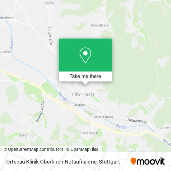 Карта Ortenau Klinik Oberkirch-Notaufnahme