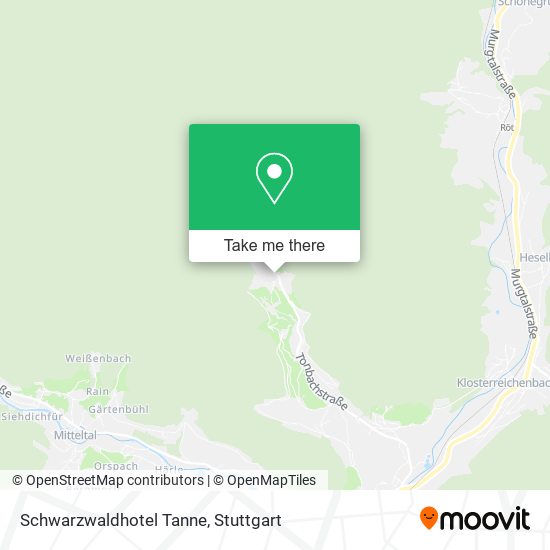 Schwarzwaldhotel Tanne map