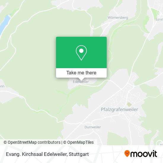 Evang. Kirchsaal Edelweiler map