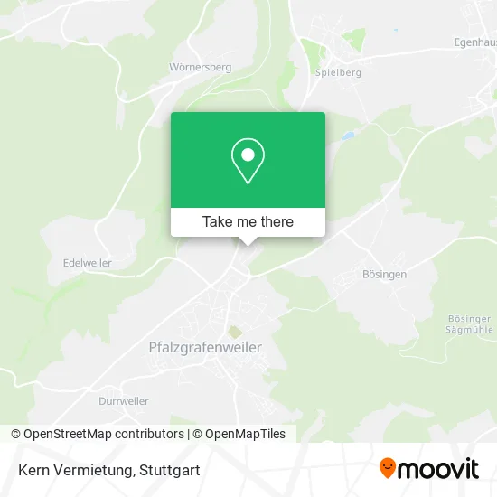 Карта Kern Vermietung