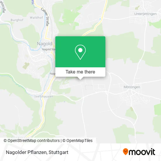 Карта Nagolder Pflanzen
