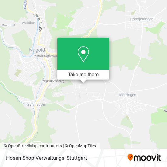 Hosen-Shop Verwaltungs map