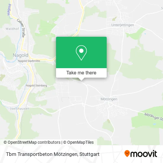 Карта Tbm Transportbeton Mötzingen