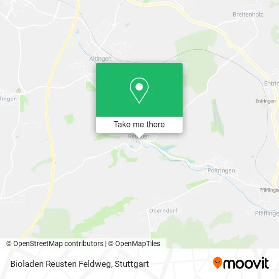 Карта Bioladen Reusten Feldweg