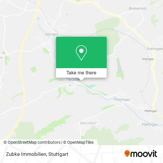 Карта Zubke Immobilien