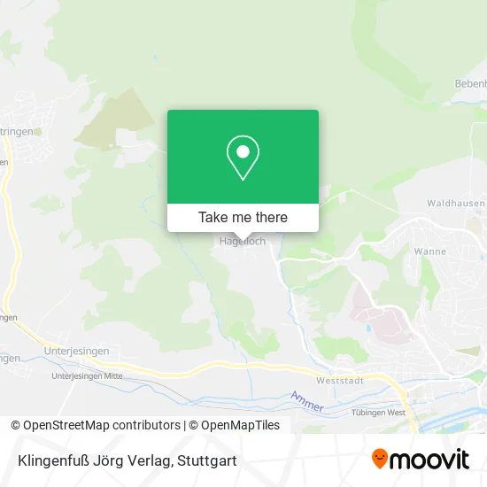 Карта Klingenfuß Jörg Verlag