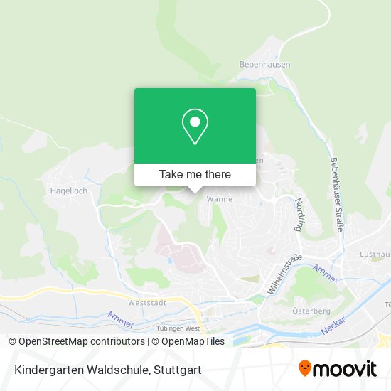 Kindergarten Waldschule map