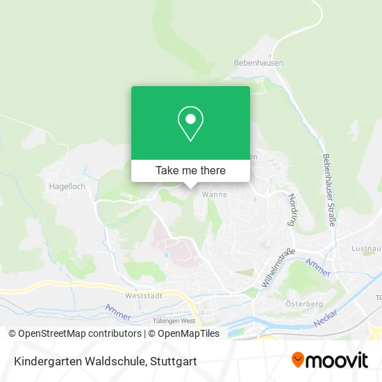 Карта Kindergarten Waldschule