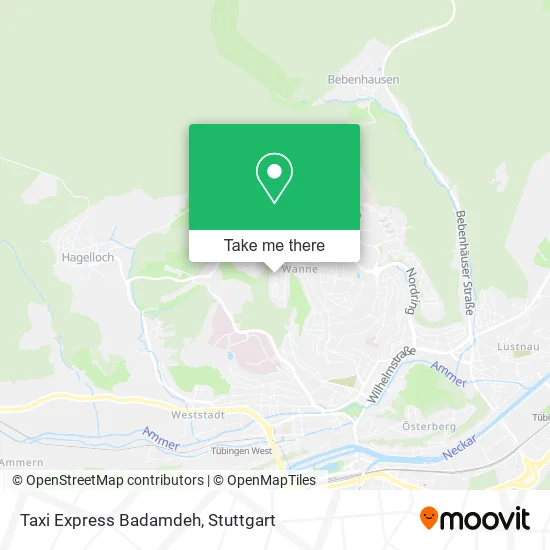 Карта Taxi Express Badamdeh