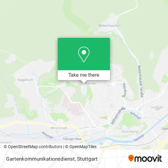 Карта Gartenkommunikationsdienst
