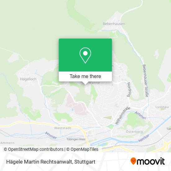 Hägele Martin Rechtsanwalt map