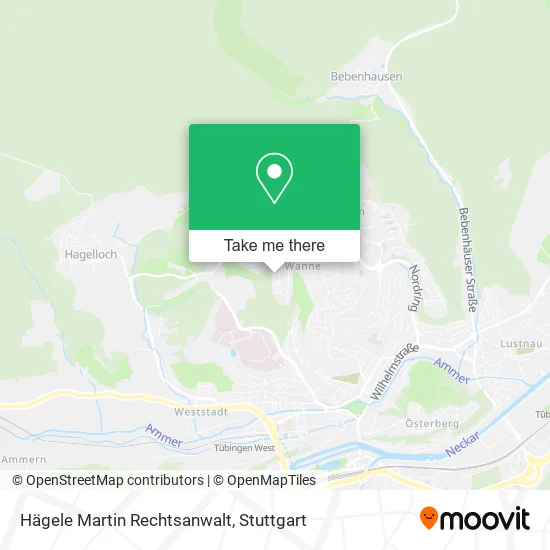 Карта Hägele Martin Rechtsanwalt