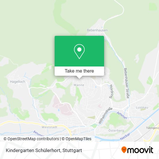 Kindergarten Schülerhort map