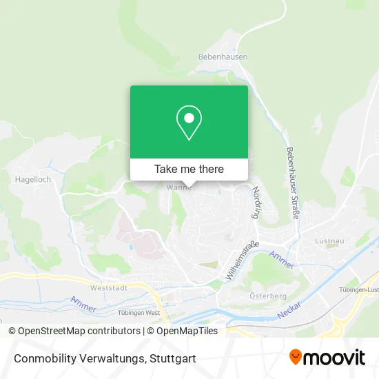 Карта Conmobility Verwaltungs