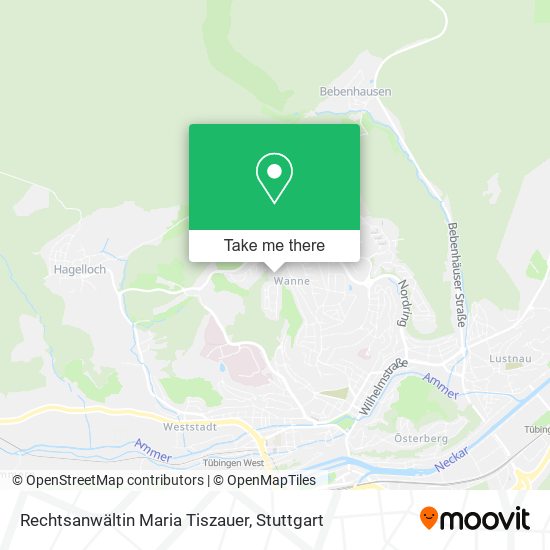 Rechtsanwältin Maria Tiszauer map