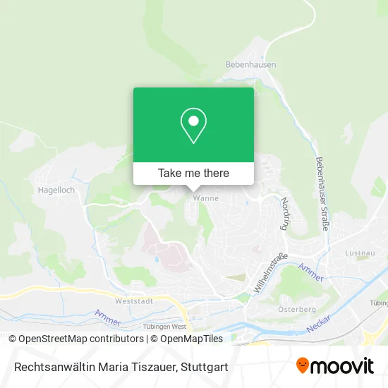 Карта Rechtsanwältin Maria Tiszauer
