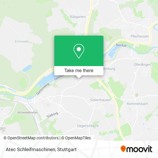 Atec Schleifmaschinen map
