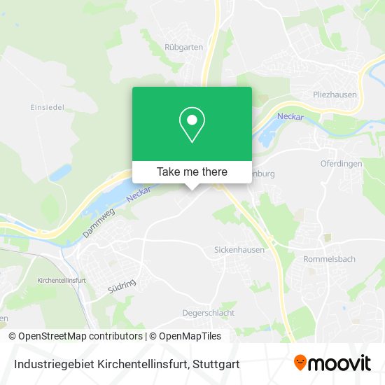 Industriegebiet Kirchentellinsfurt map