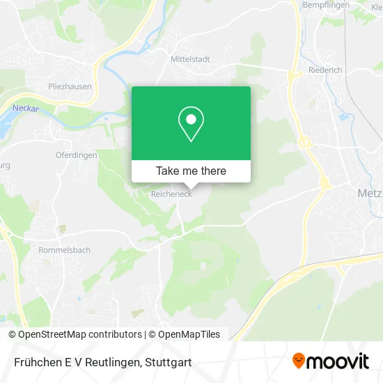 Карта Frühchen E V Reutlingen
