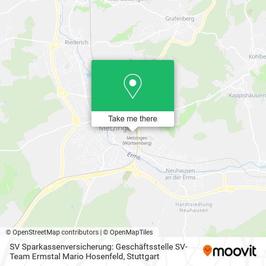 SV Sparkassenversicherung: Geschäftsstelle SV-Team Ermstal Mario Hosenfeld map