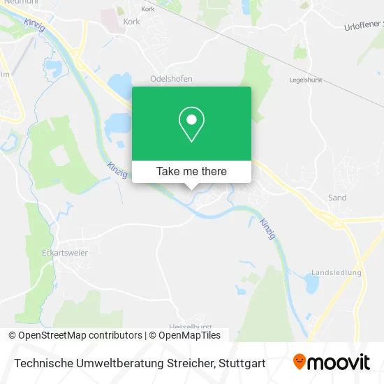 Карта Technische Umweltberatung Streicher