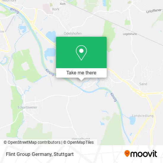 Карта Flint Group Germany
