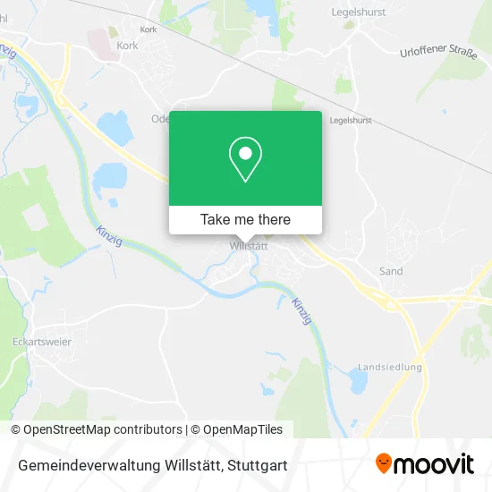 Карта Gemeindeverwaltung Willstätt