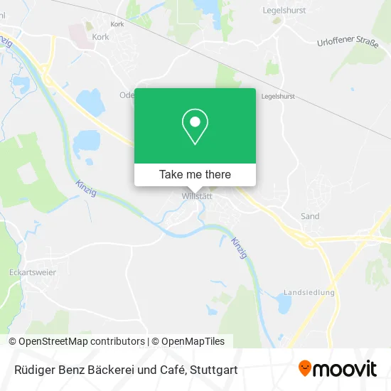 Карта Rüdiger Benz Bäckerei und Café