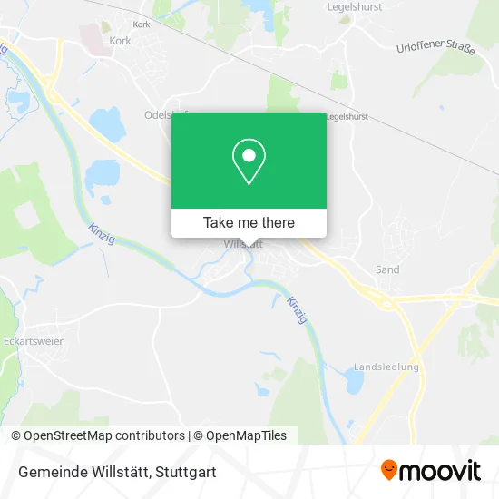 Карта Gemeinde Willstätt