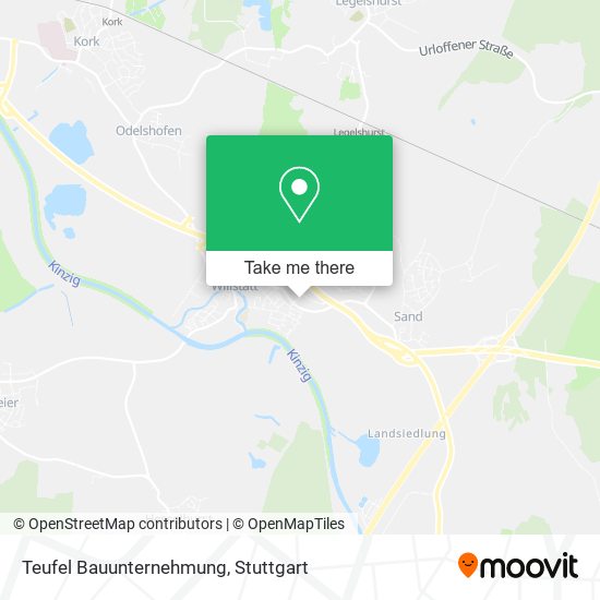 Teufel Bauunternehmung map