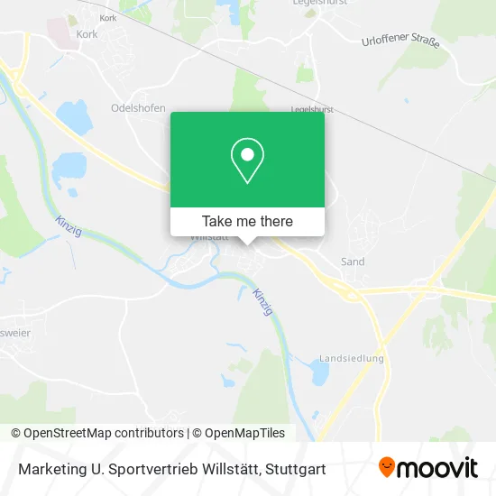 Карта Marketing U. Sportvertrieb Willstätt