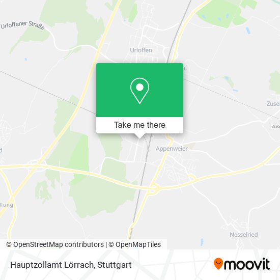 Hauptzollamt Lörrach map