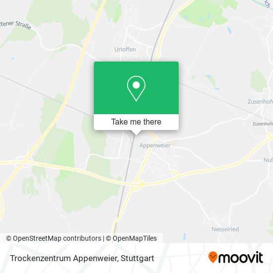 Trockenzentrum Appenweier map