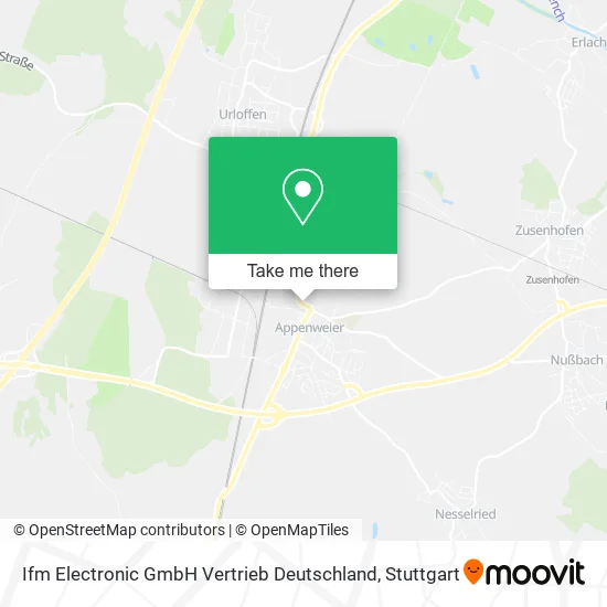 Карта Ifm Electronic GmbH Vertrieb Deutschland