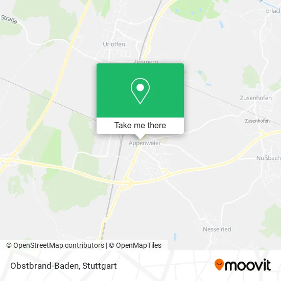 Карта Obstbrand-Baden