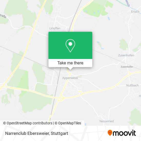 Narrenclub Ebersweier map