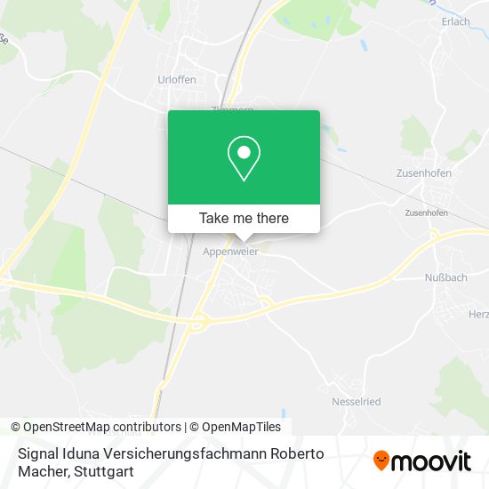 Карта Signal Iduna Versicherungsfachmann Roberto Macher