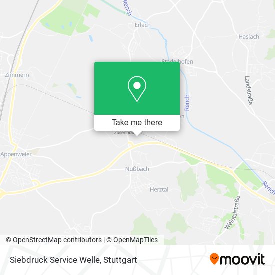 Siebdruck Service Welle map